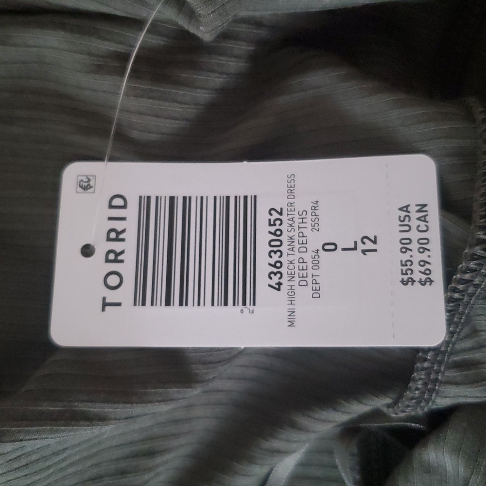 *NWT* Torrid Deep Depths Green Sleeveless Midi Dress - Picture 13 of 15